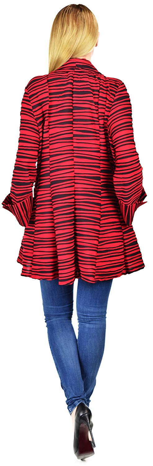 Dare2BStylish Women Jacket, Plus Size Jacket Double Collar Jacket, Textured Blazer , Artsy Coat Jacket