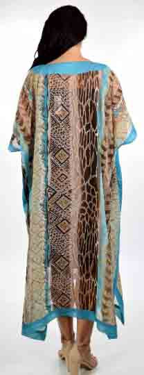 Comfyplus Premium Georgette Beaded and embellished Caftan, Plus Size Caftan. Sizes Fits up to to 6X