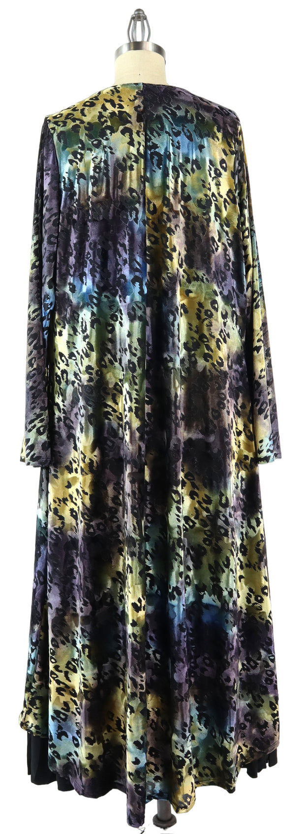 Elegant Women One Size High Low Open Front, High End Velvet Duster Cardigan Jacket