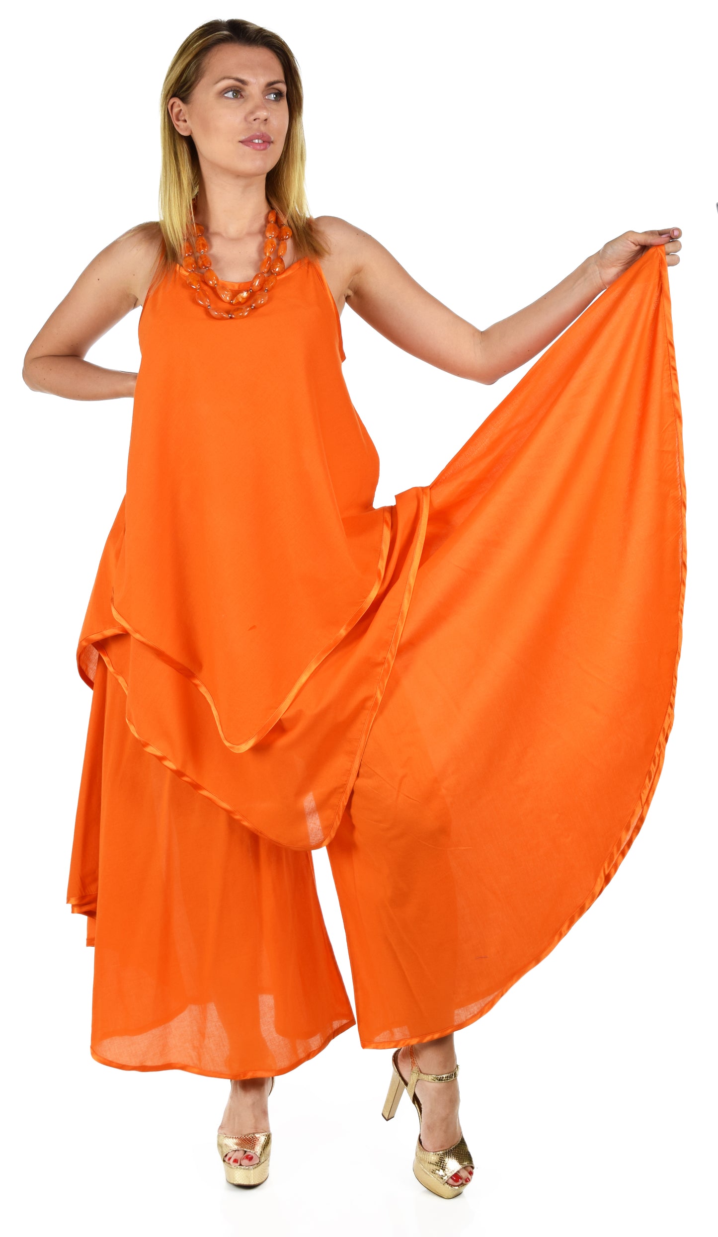 New Artsy and Designer 2 PC Cotton Pant Set, 2 pc pant set, Lagenlook pant set , Women 2 pc pant set
