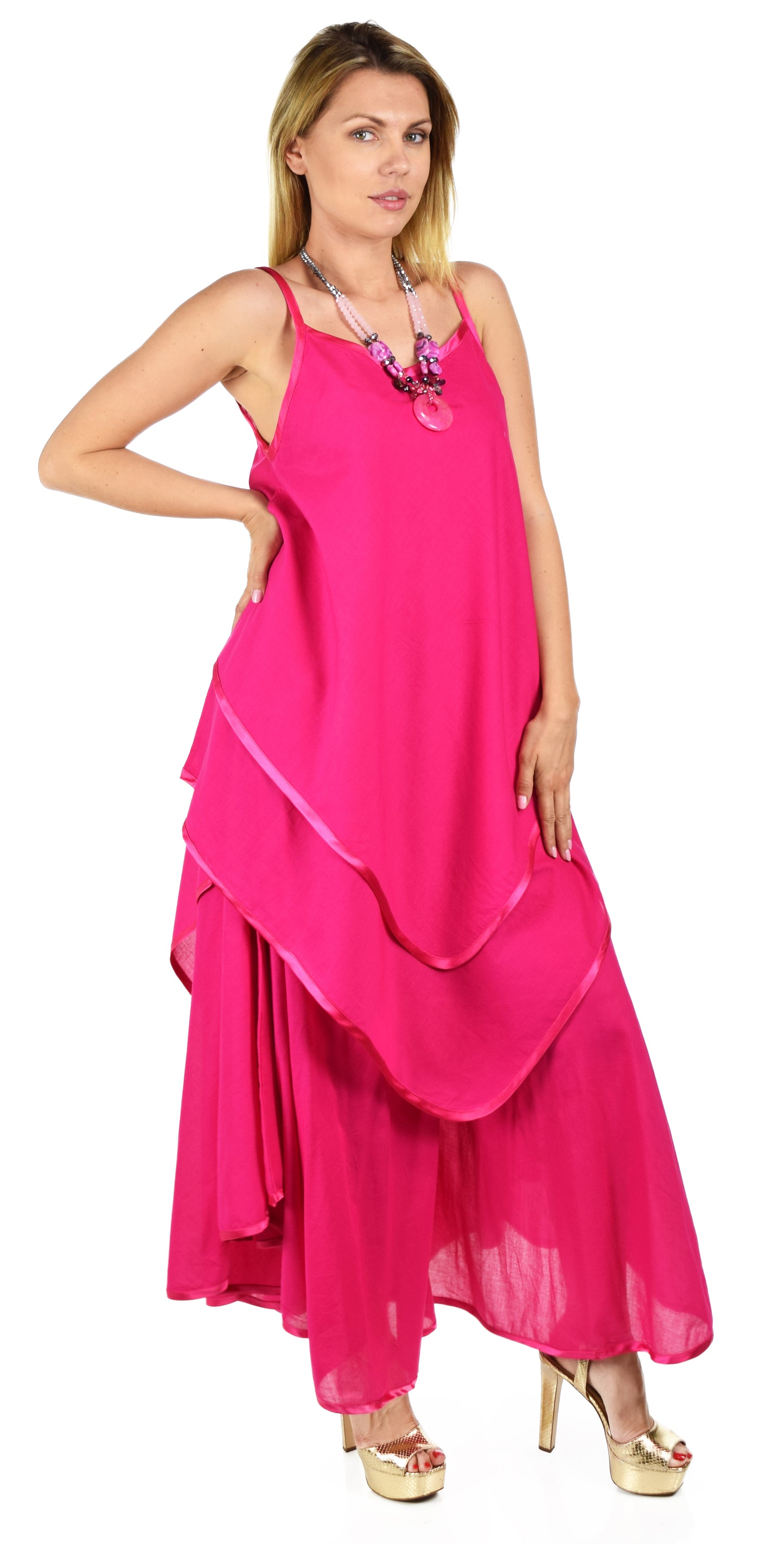 New Artsy and Designer 2 PC Cotton Pant Set, 2 pc pant set, Lagenlook pant set , Women 2 pc pant set