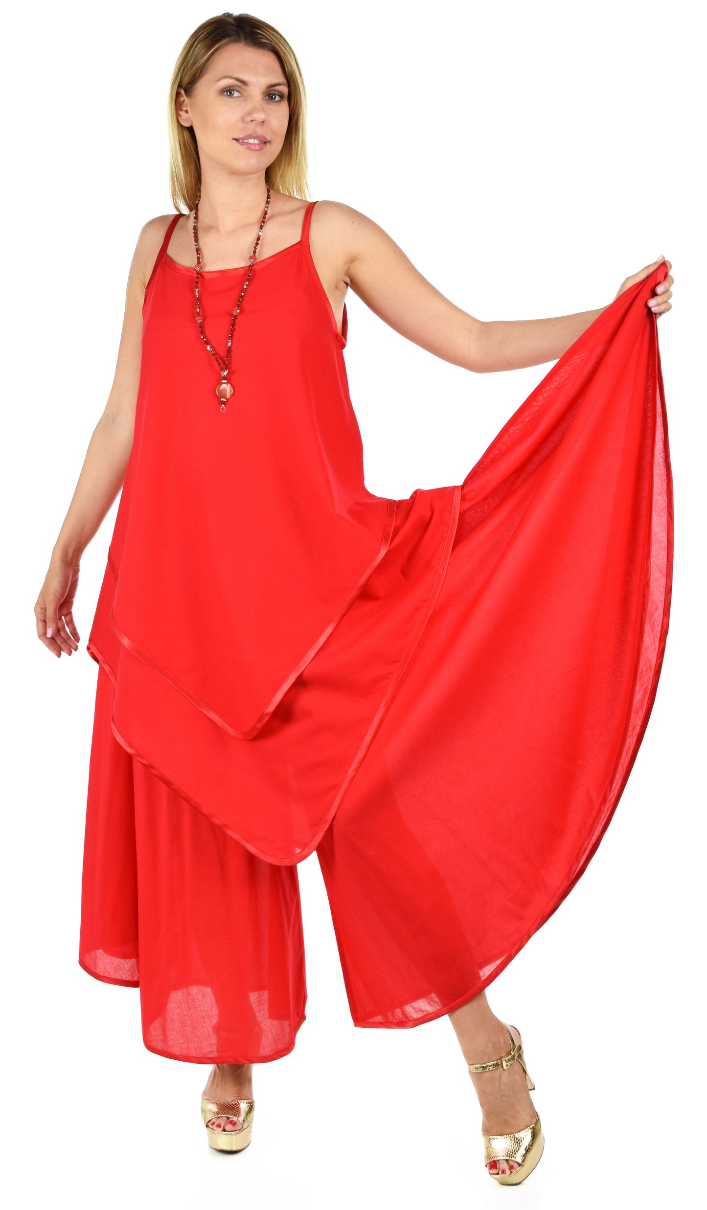 New Artsy and Designer 2 PC Cotton Pant Set, 2 pc pant set, Lagenlook pant set , Women 2 pc pant set