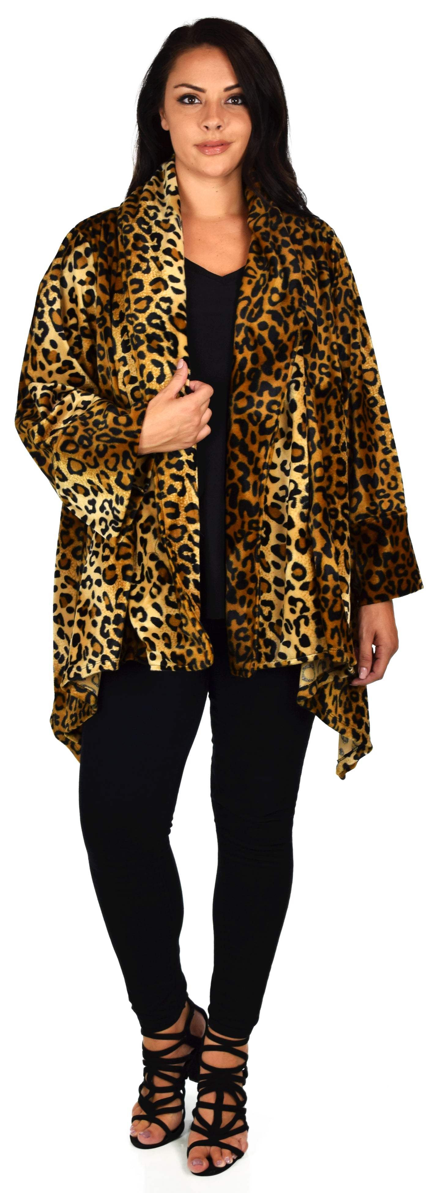 Copy of Made in USA, Ultimate Travelers Jacket, Plus Size Jacket, Velvet Duster, Winter jacket, Animal Print Jacket