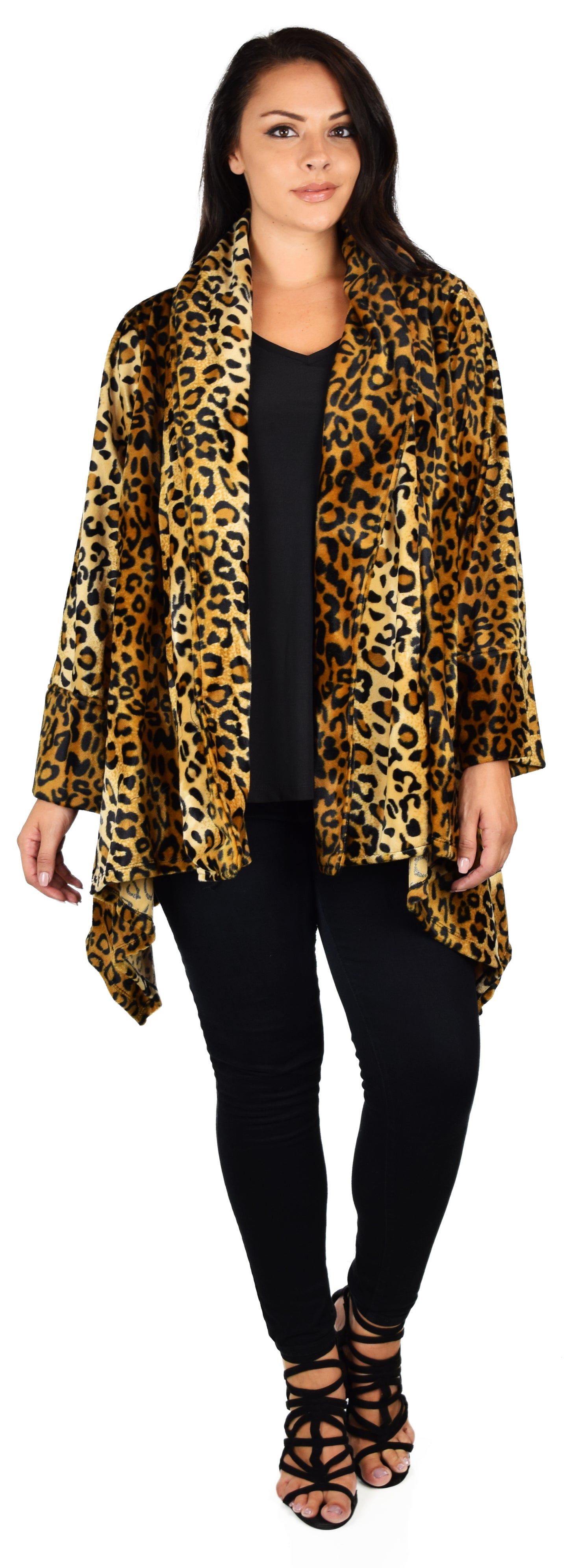 Copy of Made in USA, Ultimate Travelers Jacket, Plus Size Jacket, Velvet Duster, Winter jacket, Animal Print Jacket