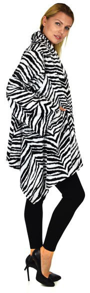 Made in USA, Ultimate Travelers Jacket, Plus Size Jacket, Velvet Duster, Winter jacket, Animal Print Jacket