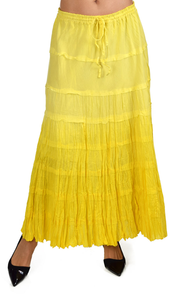 Tiered Ombre Skirt, hande dye skirt, Cotton Skirt, 8 tiered Skirt,Broomstick Skirt,Designer Skirt, Long Plus size Skirt, Tie dye skirt