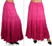 Tiered Ombre Skirt, hande dye skirt, Cotton Skirt, 8 tiered Skirt,Broomstick Skirt,Designer Skirt, Long Plus size Skirt, Tie dye skirt