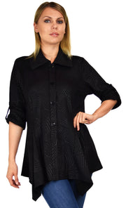 Made In USA, Must Have Classic, High End Designer Plus Size Jacket Blouse size S, L,XL,1XL,2XL,3XL. Limited Quantity