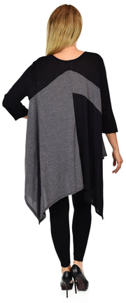 Artsy Tunic, Lagenlook top, Plus size tunic, M.L,1XL,2XL,3XL