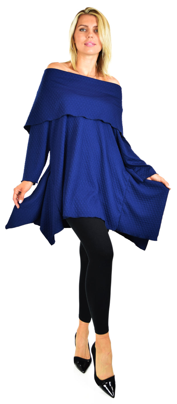 High End Tunic, Designer Tunic, Cowl Neck Tunic, Plus size tunic, Women Tunic, In premium Textured Fabric. L to 3XL