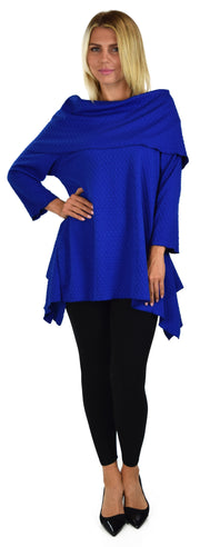 High End Tunic, Designer Tunic, Cowl Neck Tunic, Plus size tunic, Women Tunic, In premium Textured Fabric. L to 3XL
