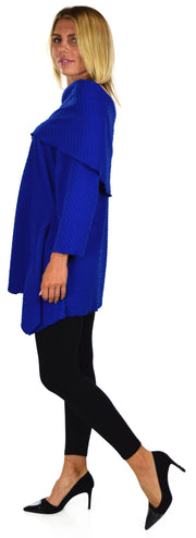 High End Tunic, Designer Tunic, Cowl Neck Tunic, Plus size tunic, Women Tunic, In premium Textured Fabric. L to 3XL