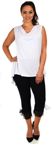 New Romantic Tunic, Summer Tunic, Lagen look Plus Size Tunic will fit xl/1xl/2xl. Custom order available.