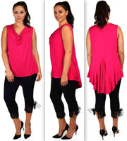 New Romantic Tunic, Summer Tunic, Lagen look Plus Size Tunic will fit xl/1xl/2xl. Custom order available.