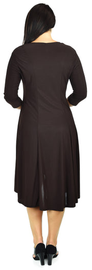 Dare2bstylish Swingy and Swirly Dress, urban-chic Dress, Hi-low Dress, Plus Size dress in Size 1 FITS XL/1XL. Free Shipping