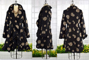 Royal Designer Linen Coat, Linen Jacket, 100% linen Jacket, Women Linen Coat, Designer Jacket, Embroidered Linen Coat