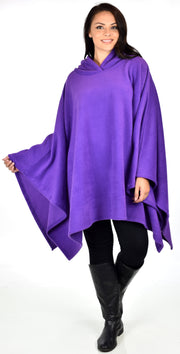 Full Size Poncho, Warm Poncho,Hooded Poncho, Fleece Poncho, Plus Size Poncho in warm and cozy Fleece fabric fits up to 5xl