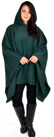 Full Size Poncho, Warm Poncho,Hooded Poncho, Fleece Poncho, Plus Size Poncho in warm and cozy Fleece fabric fits up to 5xl