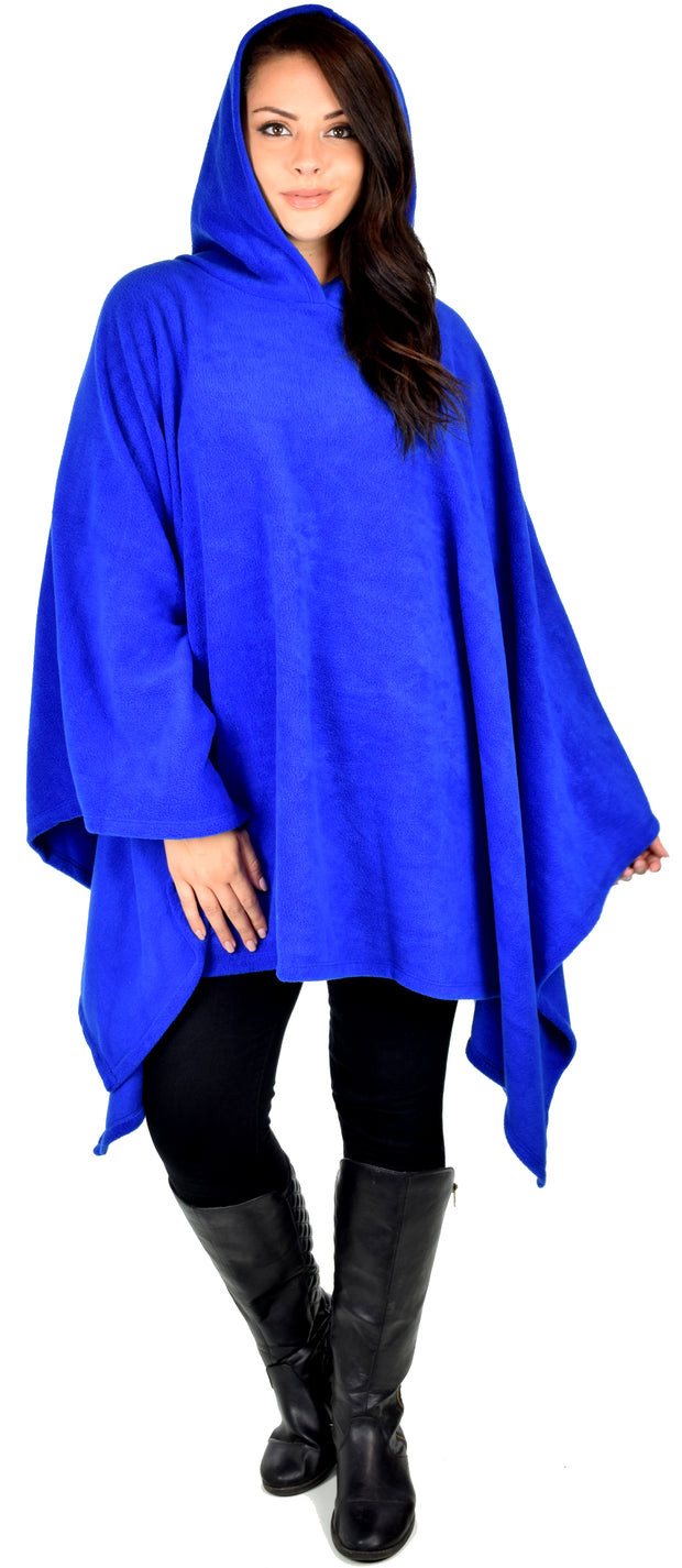 Full Size Poncho, Warm Poncho,Hooded Poncho, Fleece Poncho, Plus Size Poncho in warm and cozy Fleece fabric fits up to 5xl