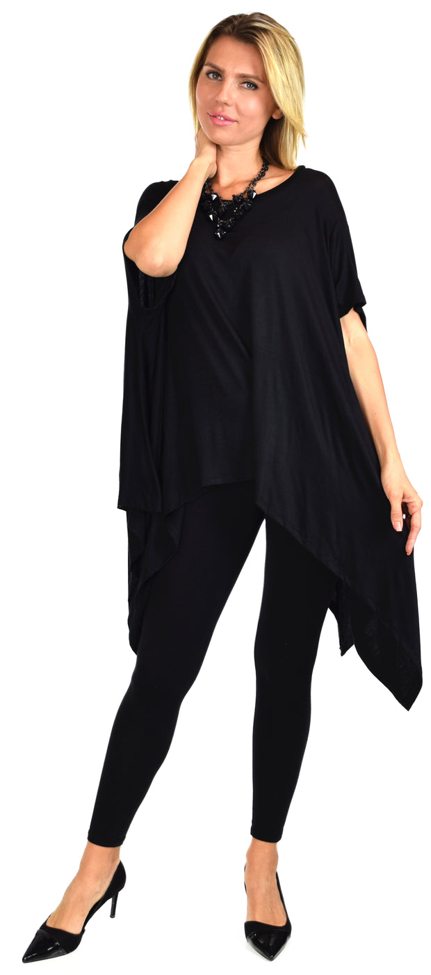 Dare2bstylish Over size Poncho tunic,  lagenlook Poncho, Versatile poncho top for Fun and Casual wear. One Size.