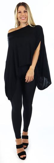 Oversized poncho Top, Fit Small to 3XL, Hip Hop Tunic, Boho Top, Casual top, Summer tunic, Plus size top, Women tunic.