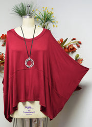 Oversized poncho Top, Fit Small to 3XL, Hip Hop Tunic, Boho Top, Casual top, Summer tunic, Plus size top, Women tunic.