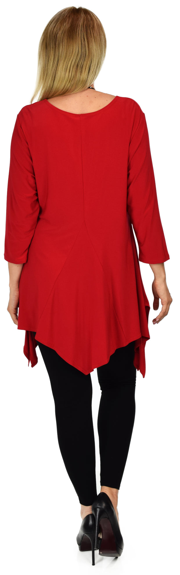 Dare2bstylish Swingy Love Bug Plus size tunic for Travel and Much More. M to 3XL, RedTunic
