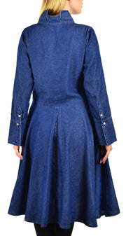 Denim Aristocratic, ComfyPlus Ultimate Designer Shirt,  Denim Shirt, Cotton Shirt,  European Shirt, Fashion Shirt,  Dress shirt,  Plus Size Shirt