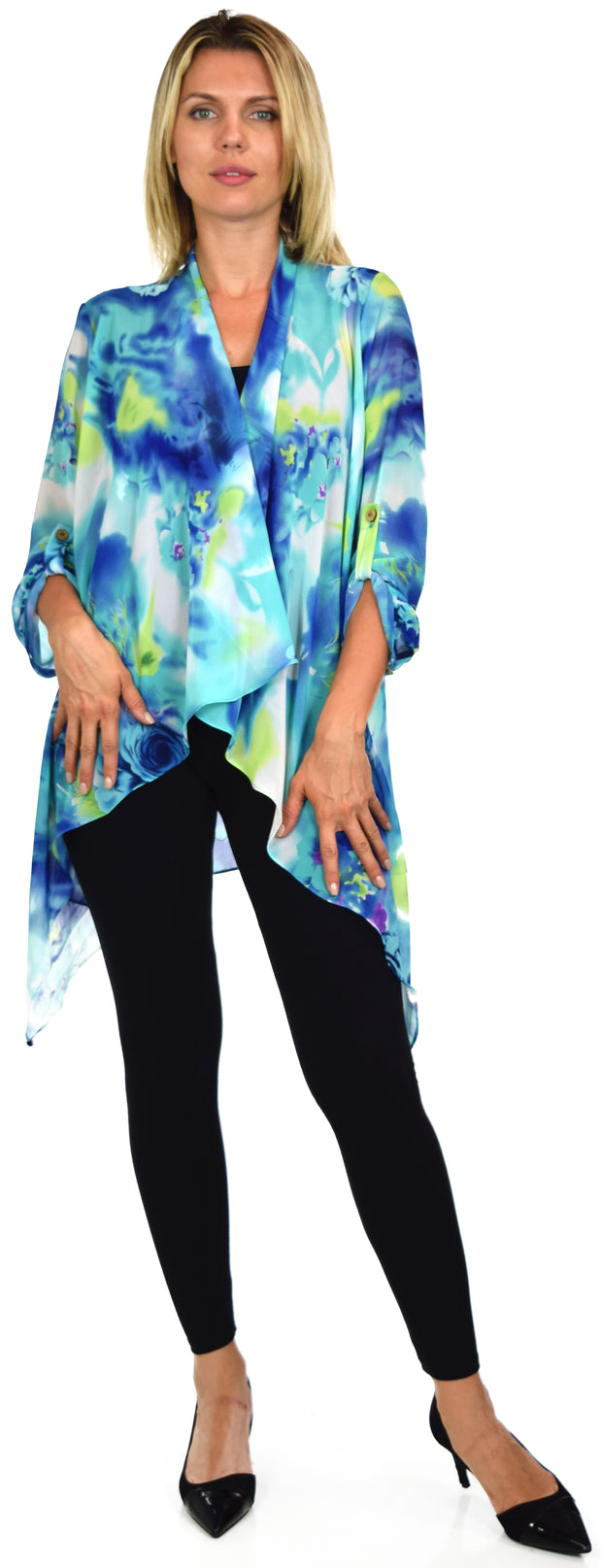 Dare2bstylish Duster, Exclusive Lagenlook Duster, Printed Jacket, Plus size duster, Printed cover up, M to 3XL, Party Wear, Offce Wear