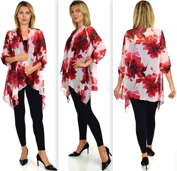 Dare2bstylish Duster, Exclusive Lagenlook Duster, Printed Jacket, Plus size duster, Printed cover up, M to 3XL, Party Wear, Offce Wear
