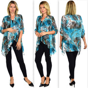 Dare2bstylish Duster, Exclusive Lagenlook Duster, Printed Jacket, Plus size duster, Printed cover up, M to 3XL, Party Wear, Offce Wear