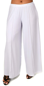 Relaxed fit, Pants, Wrinkleproof Pants, Plus Size Pants, Loose Fitting Boho Palazzo Pants with side pockets