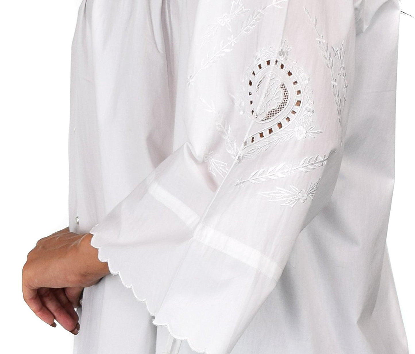 Embroidered Shirt, Plus Size Shirt, Oversized Button Down Dress Shirt, Embroidered Blouse
