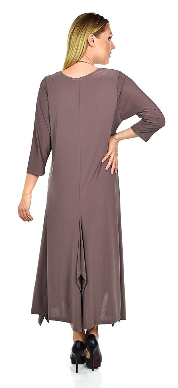 Versatile Swing Dress Plus Size Quirky Loose Fitting