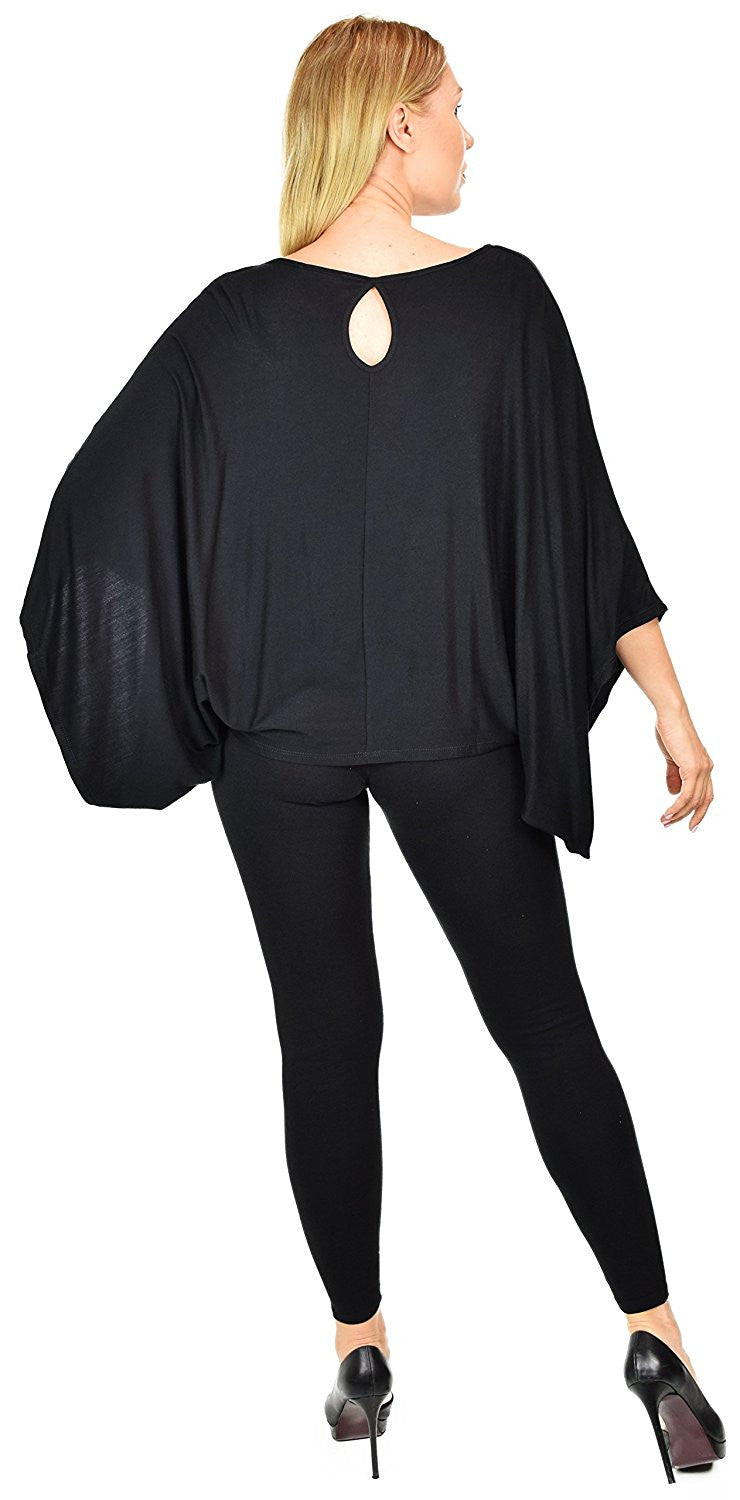 Plus Size Poncho Top, Summer Tunic, Oversize Tunic, Women Blouse Top | Poncho Style Cover Up