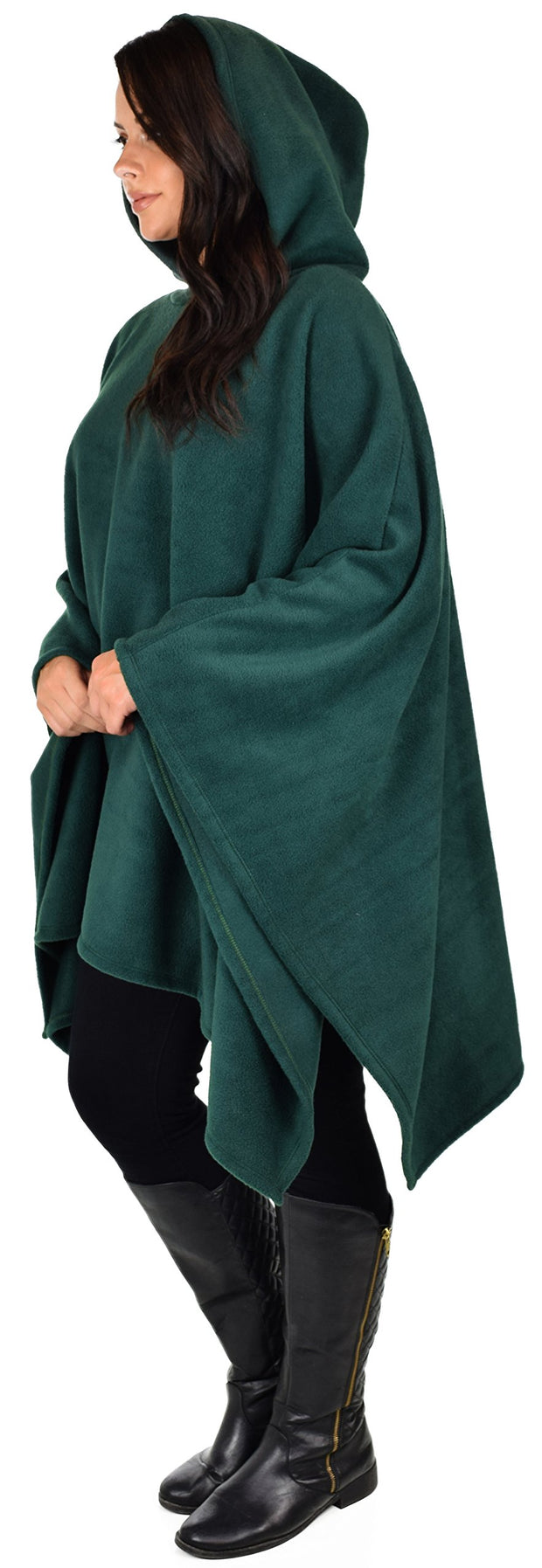 Dare2bStylish Women Poncho Style Hoodie Sweater Fleece Cover Up for Cold Weather