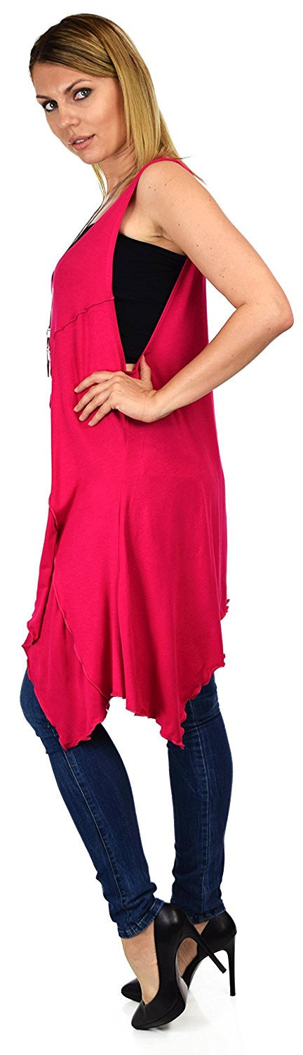 Summer Swing Flared Tank Top | Sleeveless Tunic Blouse Top