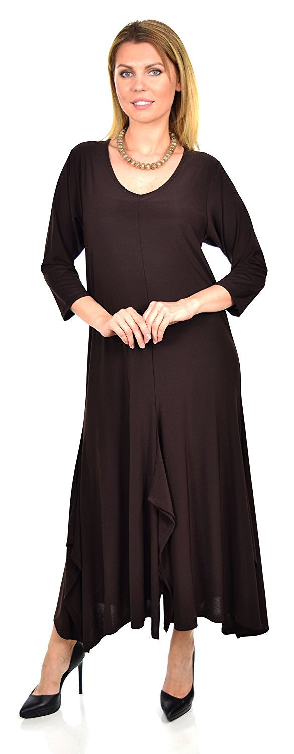 Versatile Swing Dress Plus Size Quirky Loose Fitting