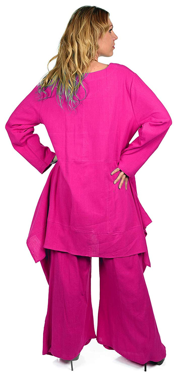 Dare2bStylish Pant set, Women 2 Piece pant set, lagenlook pant set, Cotton Gauze Pants Set,  Summer Outfit Regular and Plus Size