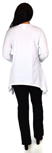 Summer Asymmetrical Fishtail Swing Tunic Shirt Top