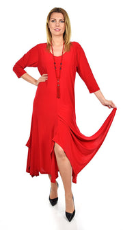 Versatile Swing Dress Plus Size Quirky Loose Fitting