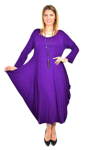 Lagenlook Plus Size Summer Dress Quirky Loose Fitting