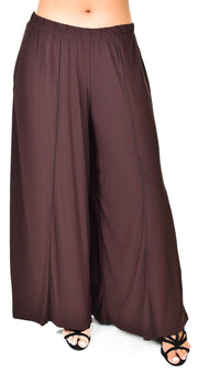 Relaxed fit, Pants, Wrinkleproof Pants, Plus Size Pants, Loose Fitting Boho Palazzo Pants with side pockets