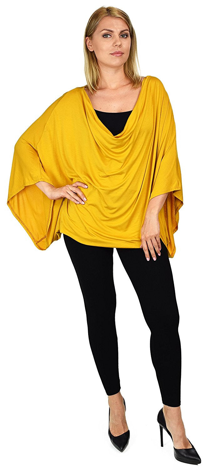 Plus Size Poncho Top, Summer Tunic, Oversize Tunic, Women Blouse Top | Poncho Style Cover Up