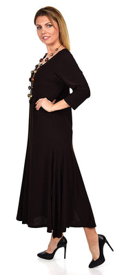 Versatile Swing Dress Plus Size Quirky Loose Fitting