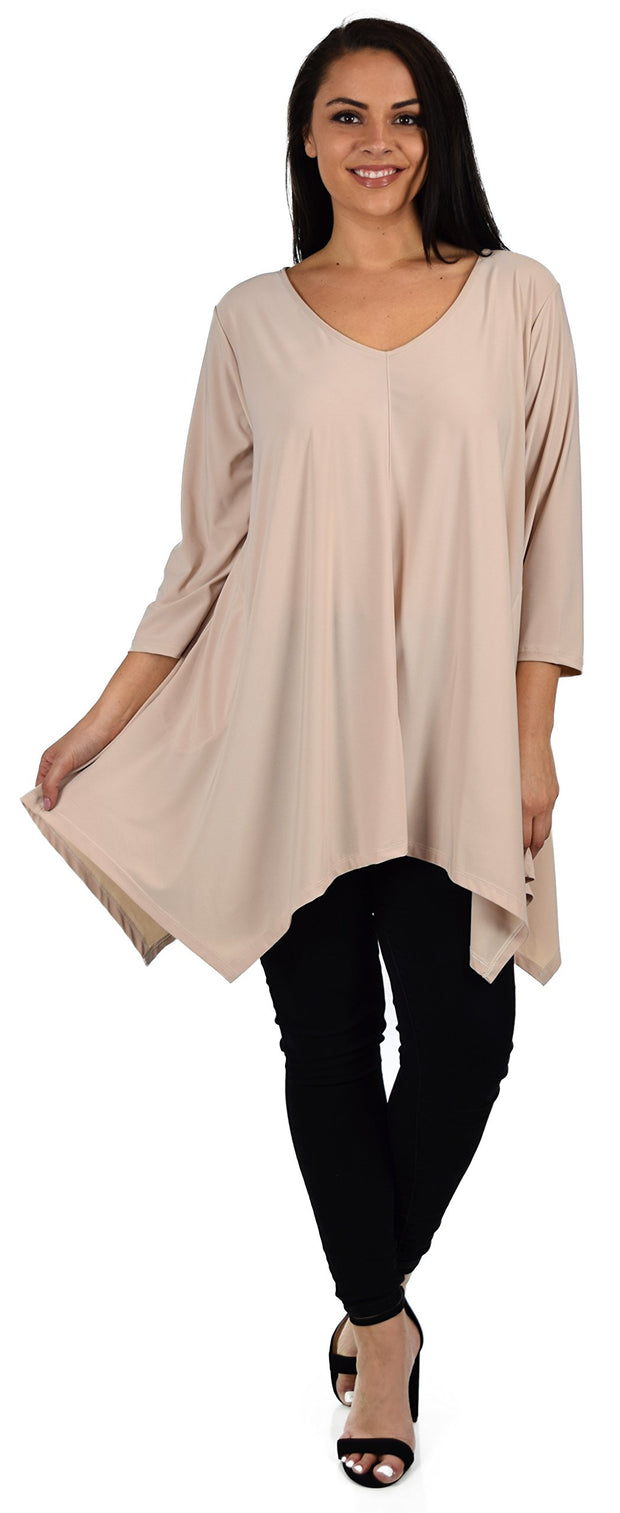 Comfyplus Tunic, Versatile and Oversize Tunic, lagen look Tunic,  Plus size tunic with side pockets. Fits 1XL/2XL/3XL