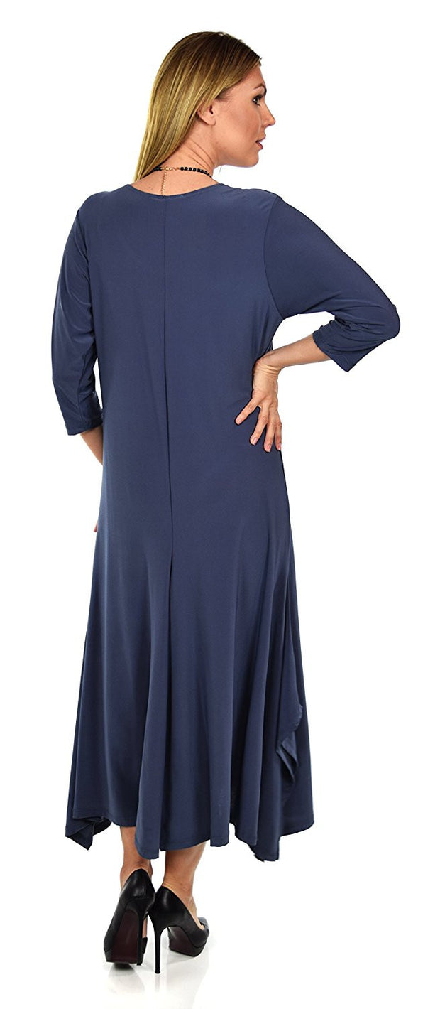 Versatile Swing Dress Plus Size Quirky Loose Fitting