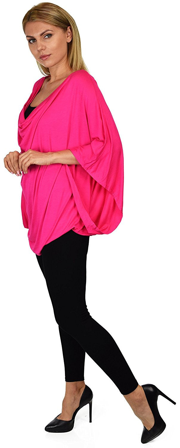 Plus Size Poncho Top, Summer Tunic, Oversize Tunic, Women Blouse Top | Poncho Style Cover Up