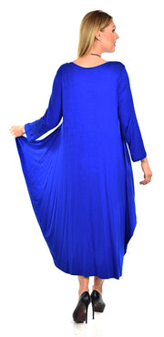 Lagenlook Plus Size Summer Dress Quirky Loose Fitting