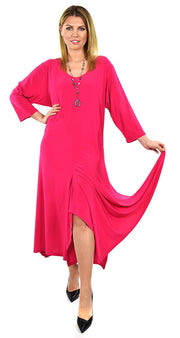 Versatile Swing Dress Plus Size Quirky Loose Fitting
